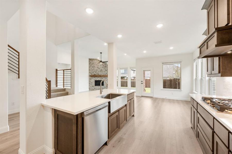 Furnished interior view inside a new home in West Crossing, Anna (Image 5).