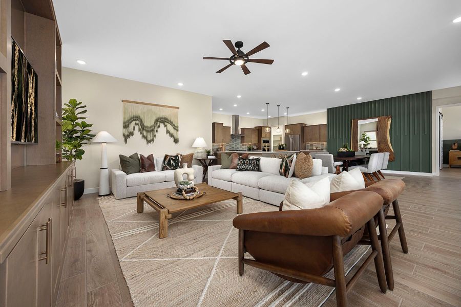 Representative furnished interior of a home built from the Garnet by Mattamy Homes in Tierra Vistoso, Surprise (Image 12).