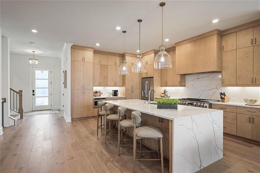 Furnished interior view inside a new home in Waterside Single Family, Peachtree Corners (Image 10).