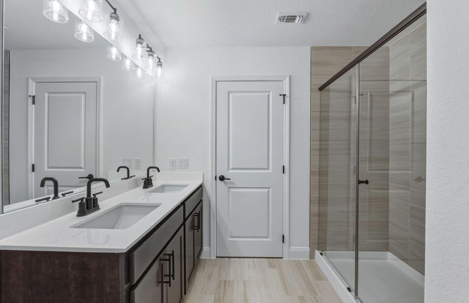 Furnished interior view inside a new home in Patterson Ranch, Georgetown (Image 8).