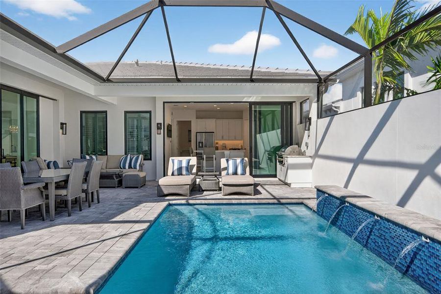 Furnished interior view inside a new home in Aqua Single Family Homes, Bradenton (Image 28).