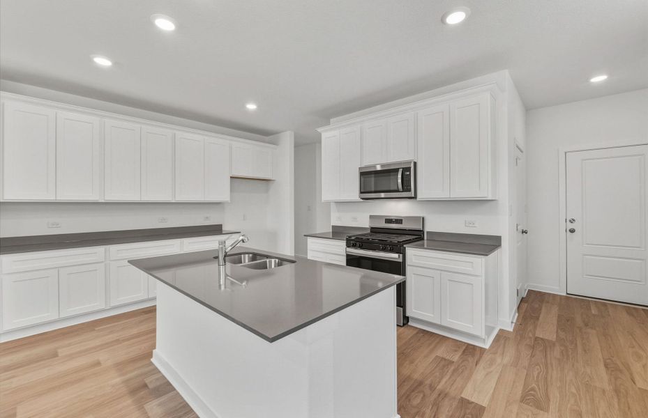 Furnished interior view inside a new home in Larson Crossing, Elgin (Image 7).