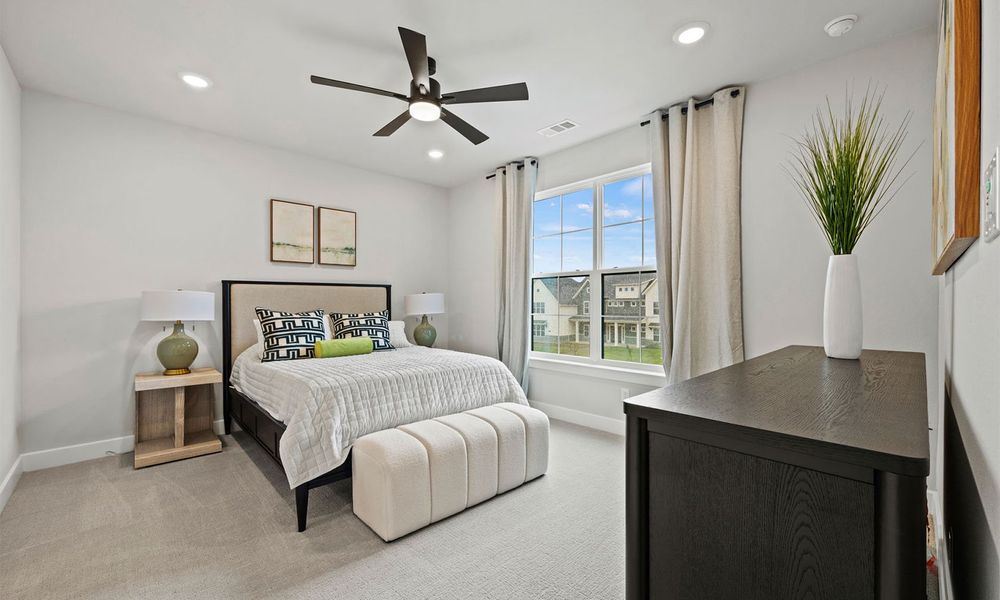 Representative furnished interior of a home built from the Rushmore by Cope Homes in Capitol Hill, Anna (Image 31).