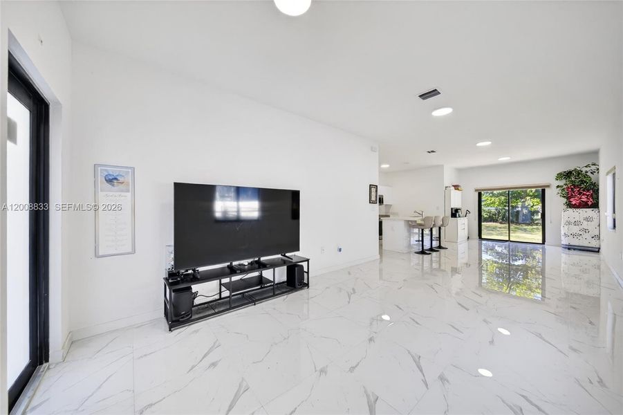 Furnished interior view inside a new home in , Miami (Image 13).