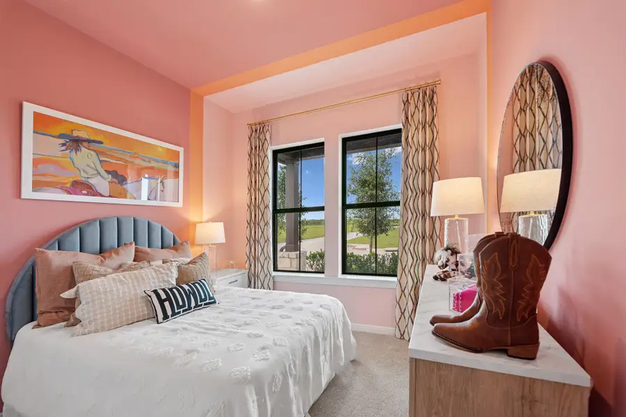 Representative furnished interior of a home built from the The Lantana by David Weekley Homes in Brookewater 45' Homesites, Rosenberg (Image 3).