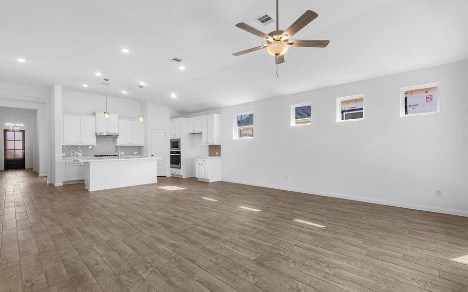 Representative unfurnished interior of a home built from the Suffolk by Brookfield Residential in 50' Traditional Homes at Elyson, Katy (Image 7). Representative unfurnished interior of a home built from the Suffolk by Brookfield Residential in 50' Traditional Homes at Elyson, Katy (Image 7).