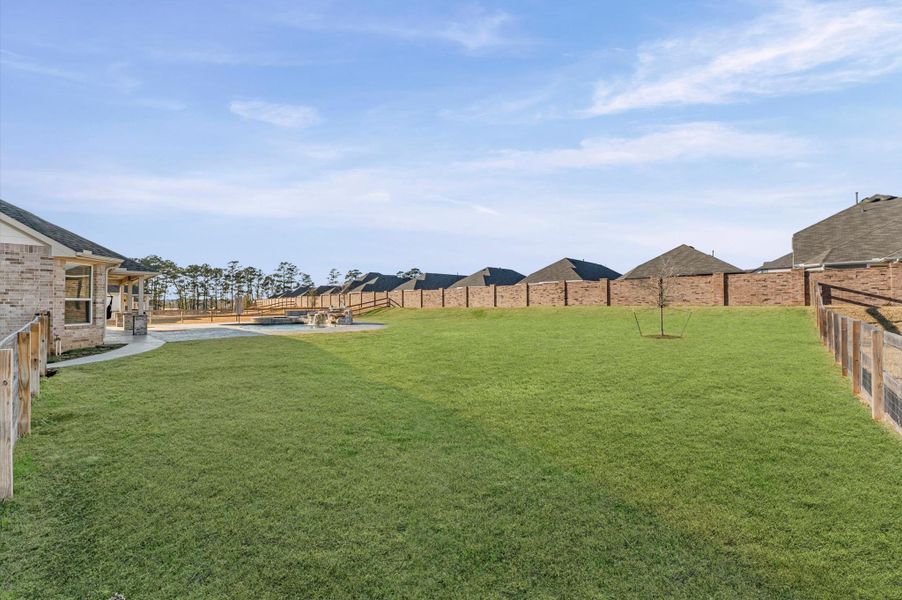 Oversized neighbor lot!