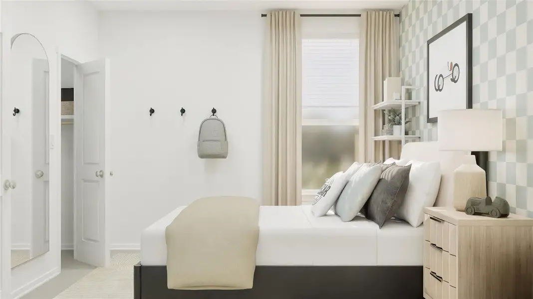 Furnished interior view inside a new home in Cotton Brook, Hutto (Image 17). Furnished interior view inside a new home in Cotton Brook, Hutto (Image 17).