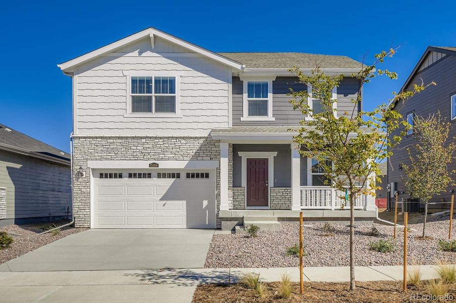 Exterior details and patio area of a home in Eastcreek Farm: The Camden Collection, Thornton (Image 2). Exterior details and patio area of a home in Eastcreek Farm: The Camden Collection, Thornton (Image 2).