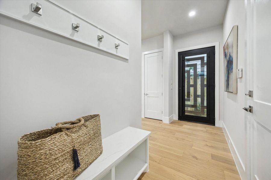 Mud area- located on the first floor off of the entrance. Mud area- located on the first floor off of the entrance.