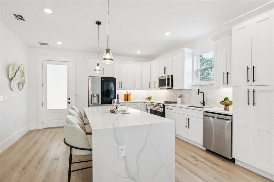 Furnished interior view inside a new home in , Tampa (Image 10).