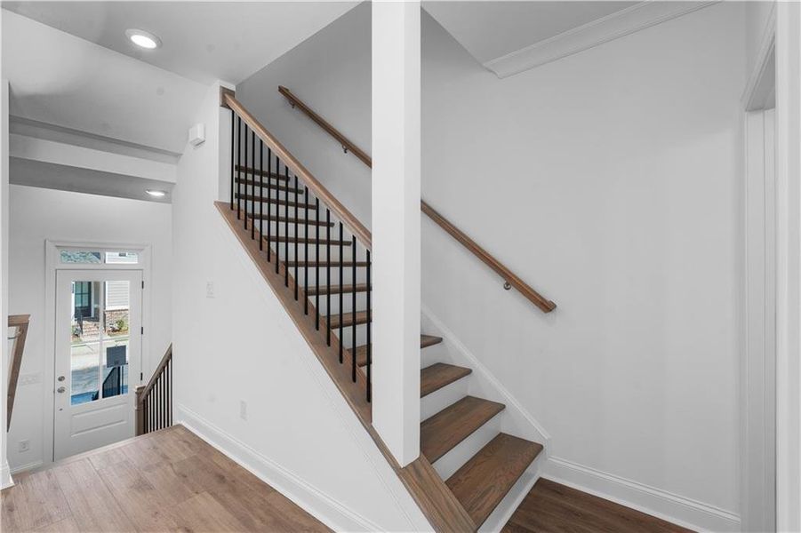 Spacious, unfurnished interior of a new home in Evanshire Townhomes, Duluth (Image 21).