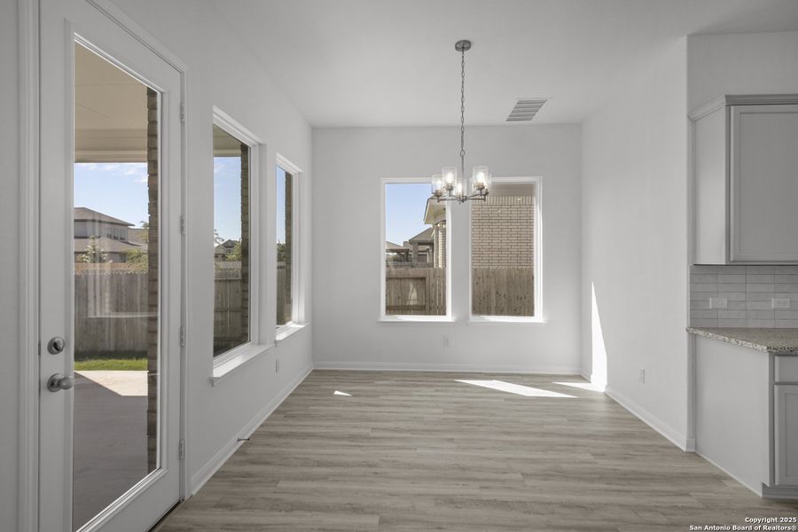 Spacious, unfurnished interior of a new home in Stillwater Ranch, San Antonio (Image 26). Spacious, unfurnished interior of a new home in Stillwater Ranch, San Antonio (Image 26).
