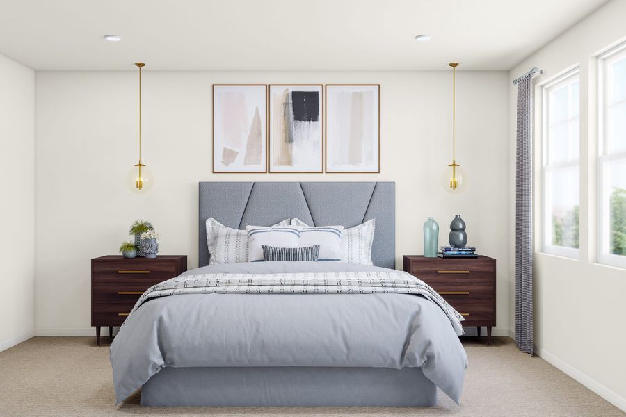 Representative furnished interior of a home built from the 3 by Tri Pointe Homes in Sugar Mill Village, Longmont (Image 39). Representative furnished interior of a home built from the 3 by Tri Pointe Homes in Sugar Mill Village, Longmont (Image 39).