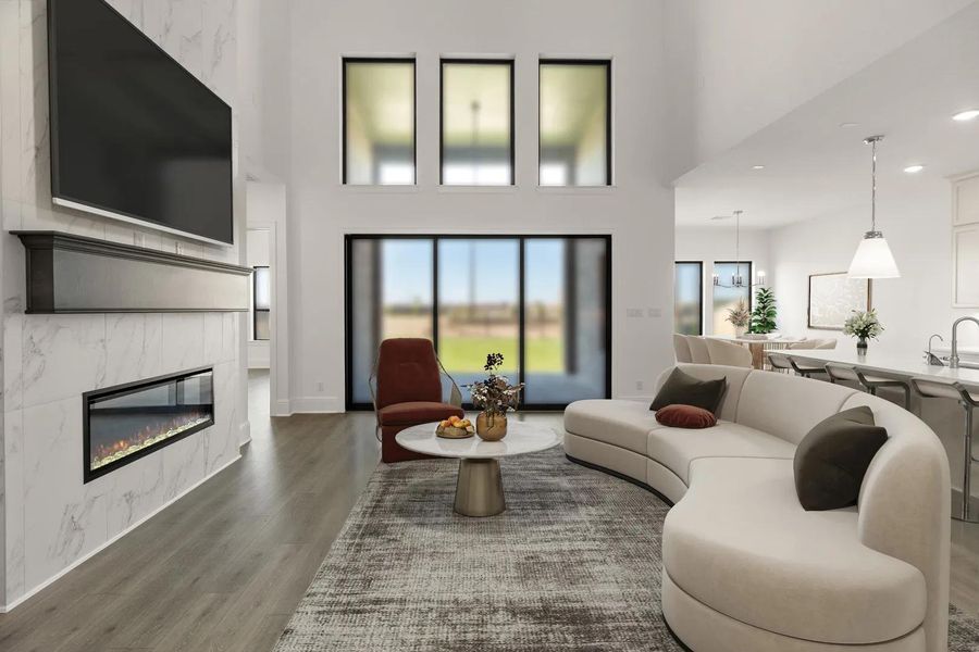 Whitney B family room