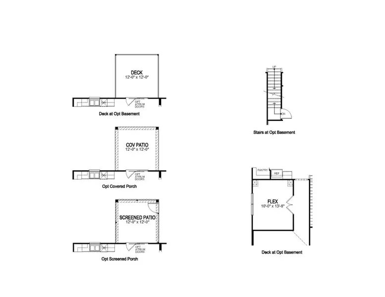 2D floor plan layout for the Greyton by D.R. Horton in Sheffield Highlands, Dallas, GA (Image 4).