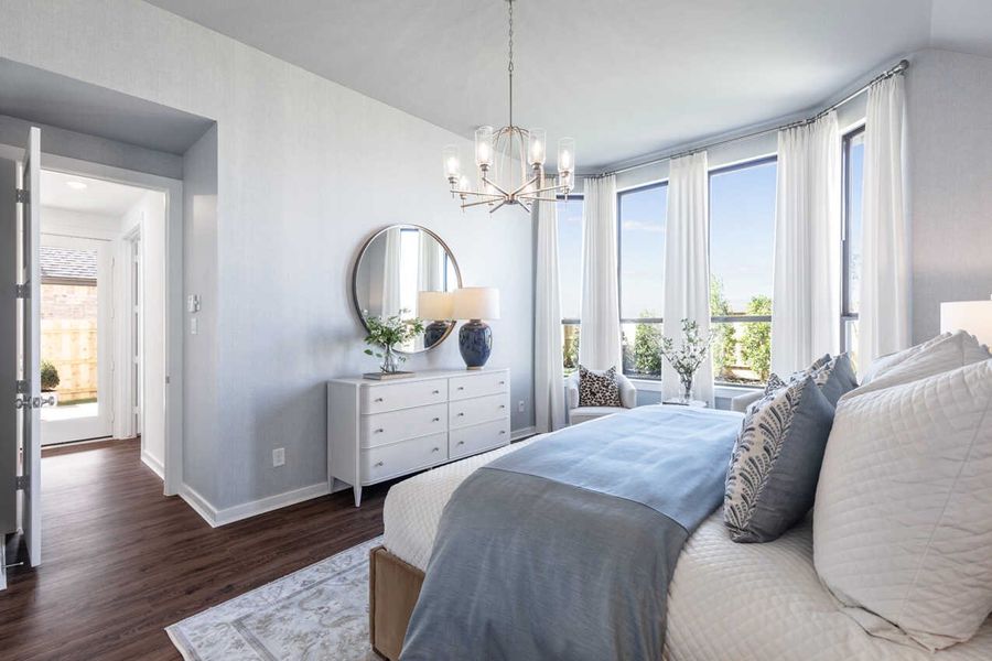 Representative Primary Bedroom - some options shown Representative Primary Bedroom - some options shown