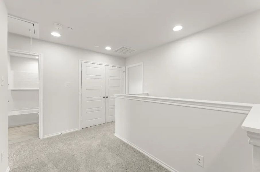 Front exterior of a new home in Sanger Circle, Sanger, TX, highlighting curb appeal (Image 11).