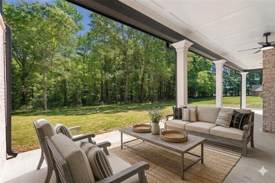 Exterior details and patio area of a home in , Covington (Image 30).