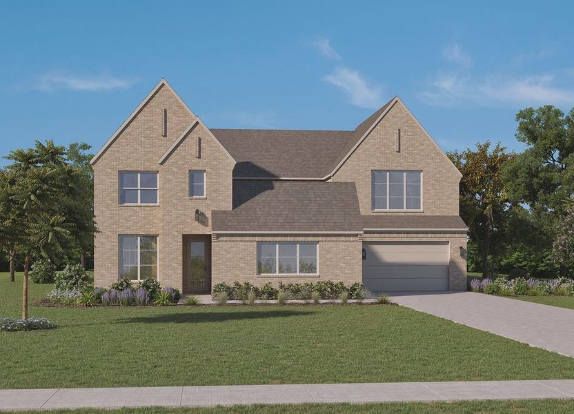 Representative exterior photo of a completed home built from the The Collin by Homebound in Park Place, Prosper, TX (Image 7).
