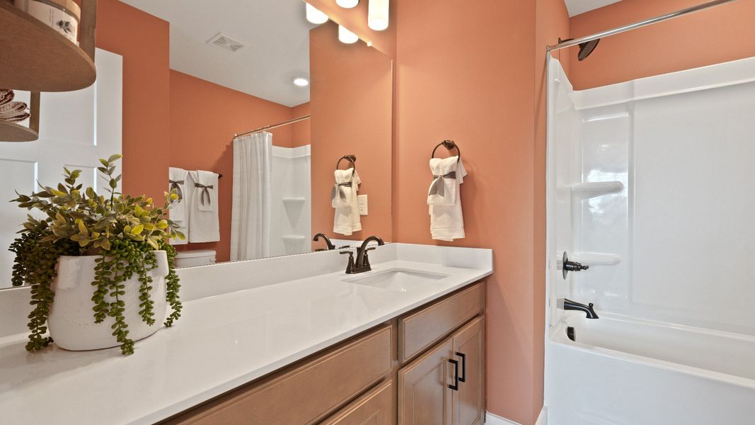 Bathroom of the Rochester Design by DRB Homes