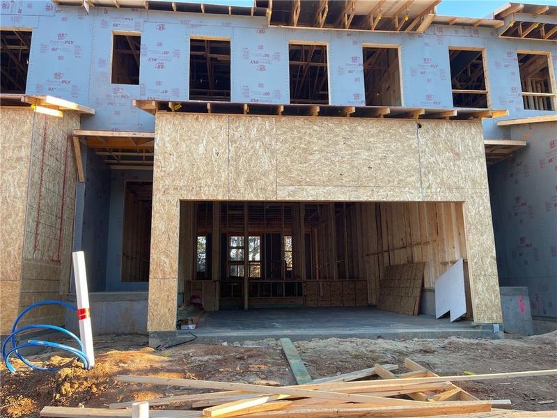In-progress construction of a new home in The Collection at Wolf Creek, Lawrenceville, GA (Image 26).