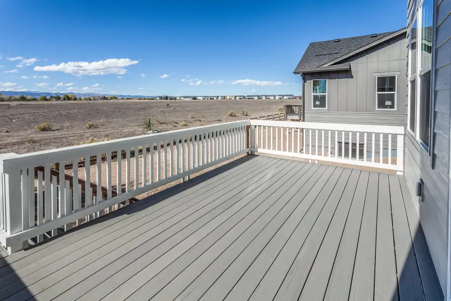 Exterior details and patio area of a home in Trailside, Timnath (Image 28).