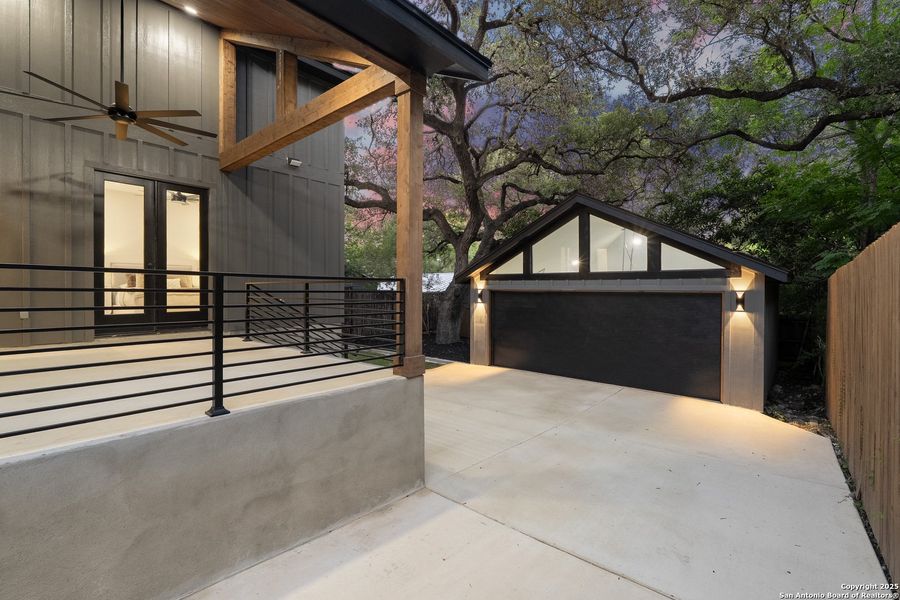 Exterior details and patio area of a home in , Alamo Heights (Image 29). Exterior details and patio area of a home in , Alamo Heights (Image 29).