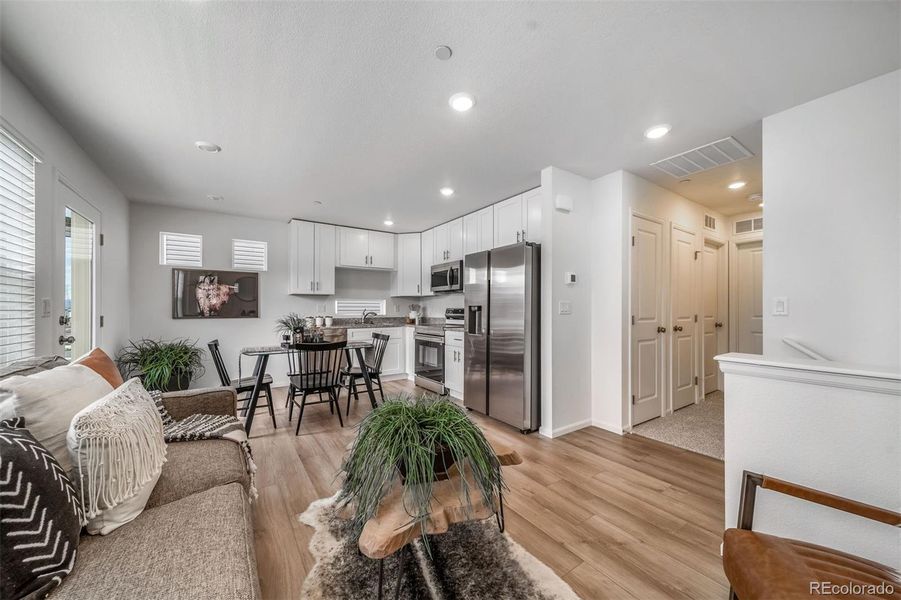 Furnished interior view inside a new home in Reunion, Commerce City (Image 8).