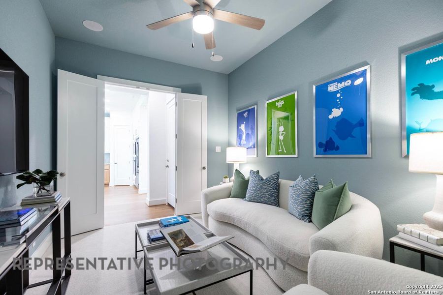 Furnished interior view inside a new home in Homestead, Schertz (Image 22).