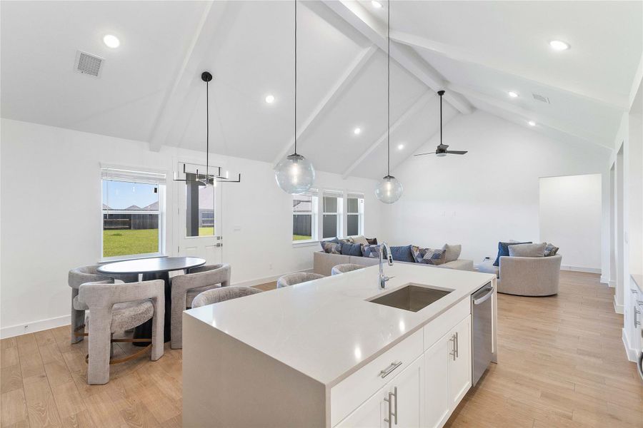Furnished interior view inside a new home in River Ranch Estates, Dayton (Image 14).
