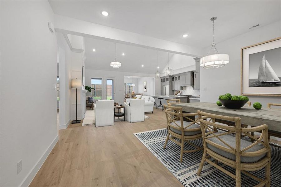 Furnished interior view inside a new home in Sterling Greene, Arlington (Image 18). Furnished interior view inside a new home in Sterling Greene, Arlington (Image 18).