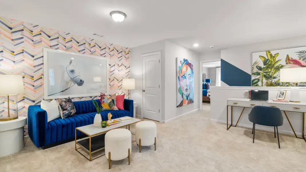 Furnished interior view inside a new home in Diamante, Stockbridge (Image 18).