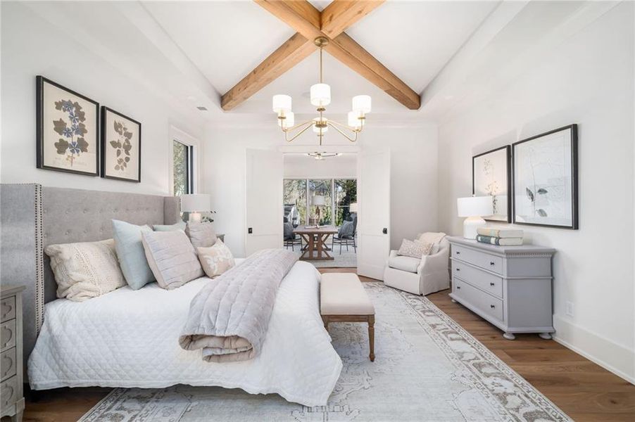 Furnished interior view inside a new home in , Alpharetta (Image 10).