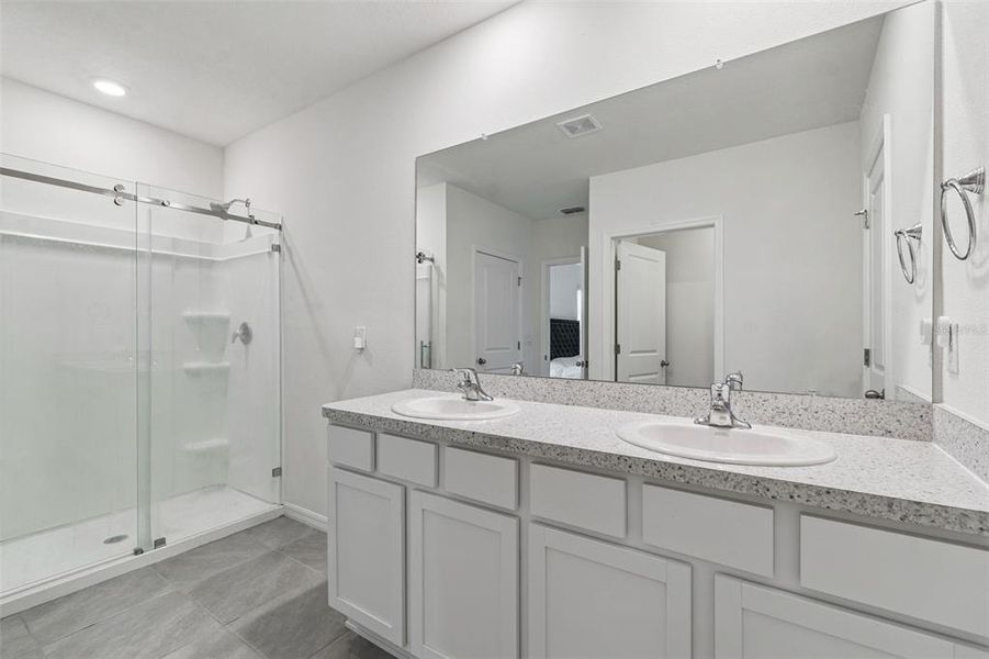 Furnished interior view inside a new home in Westgate at Avalon Park, Wesley Chapel (Image 59).