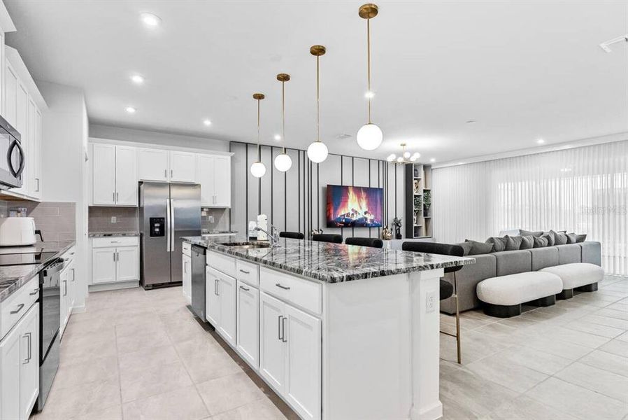Furnished interior view inside a new home in , Davenport (Image 10).