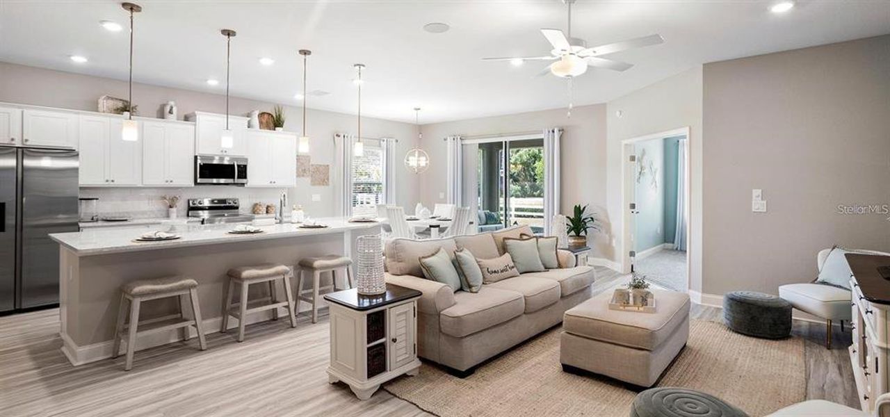 Furnished interior view inside a new home in The Lakes, Lake Alfred (Image 5).