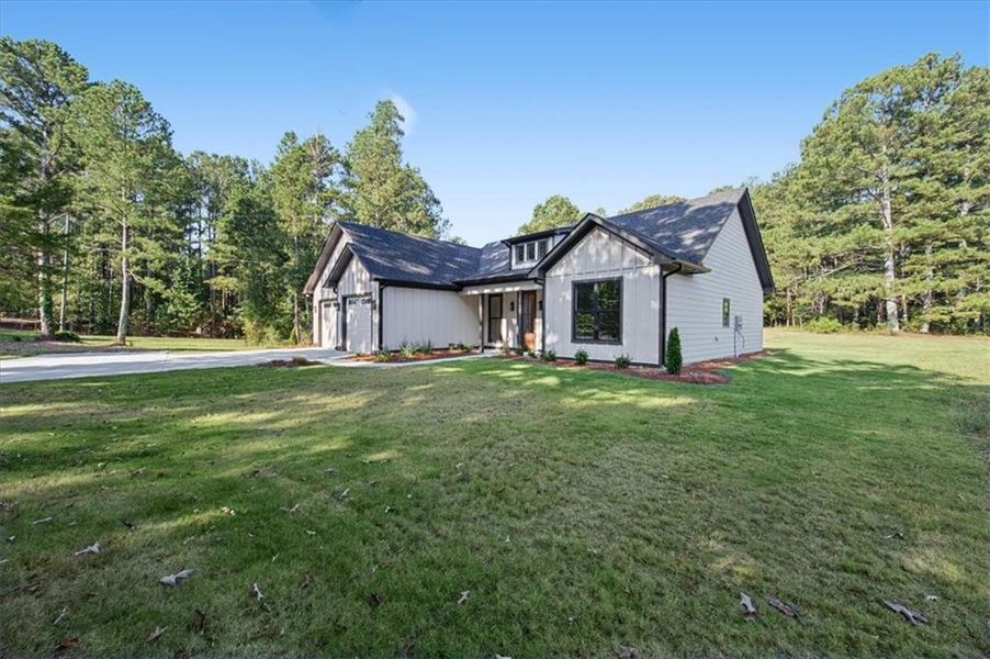 Front exterior of a new home in , Taylorsville, GA, highlighting curb appeal (Image 22).
