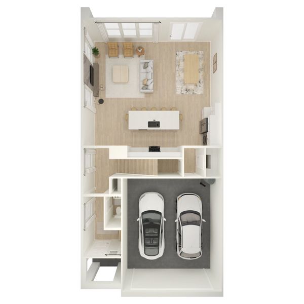 2D floor plan layout for the Avalon II by K. Hovnanian® Homes in Serenity at Sonoran Foothills, Phoenix, AZ (Image 4).