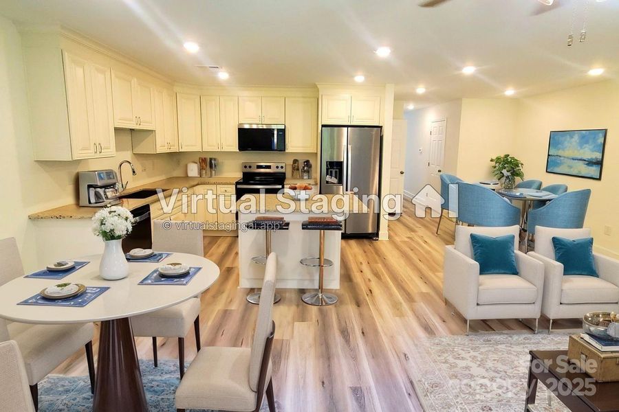 Furnished interior view inside a new home in , Charlotte (Image 15). Furnished interior view inside a new home in , Charlotte (Image 15).