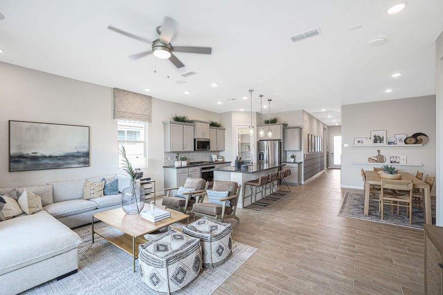 Representative furnished interior of a home built from the Copper by Mattamy Homes in Empire Pointe, Queen Creek (Image 18).
