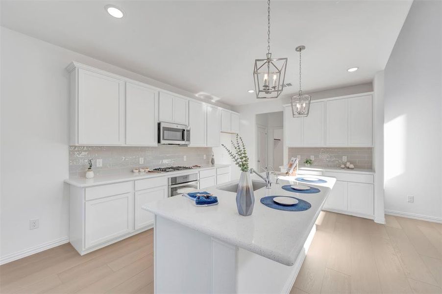 Furnished interior view inside a new home in Tarrytown, Crowley (Image 13).