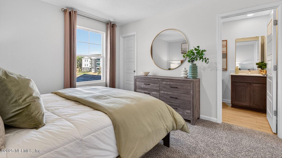 Furnished interior view inside a new home in Liberty Cove, Yulee (Image 14).