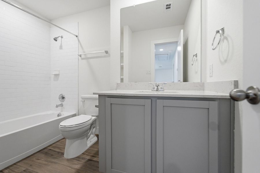 Furnished interior view inside a new home in Laurel Vistas, San Antonio (Image 11).