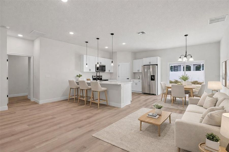 Furnished interior view inside a new home in , Ocala (Image 10).