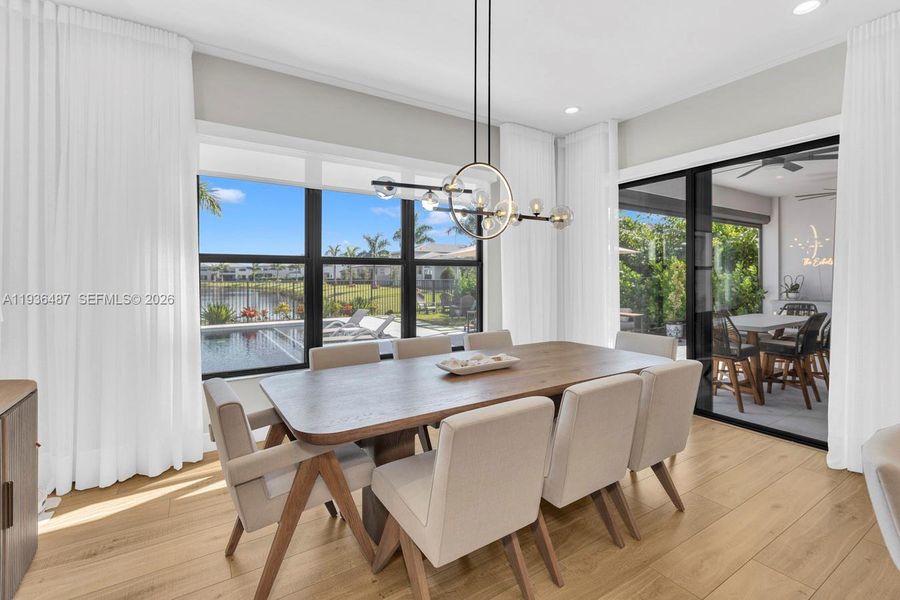 Furnished interior view inside a new home in , Boca Raton (Image 33).