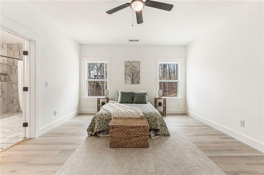 Furnished interior view inside a new home in , Cartersville (Image 35).