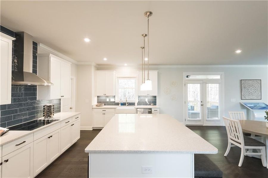 Furnished interior view inside a new home in The Estates at Hurricane Pointe, Douglasville (Image 19).