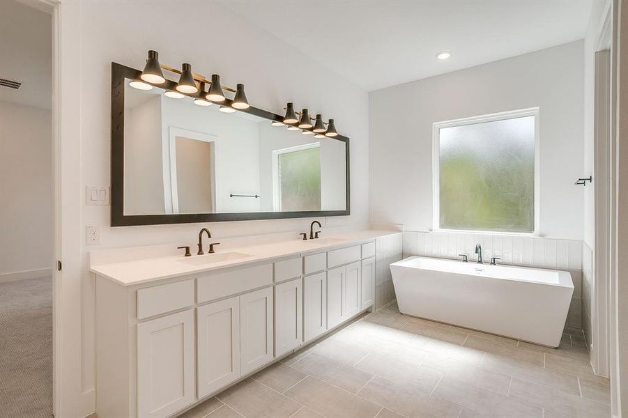 Furnished interior view inside a new home in St. Joseph Estates, North Richland Hills (Image 10).