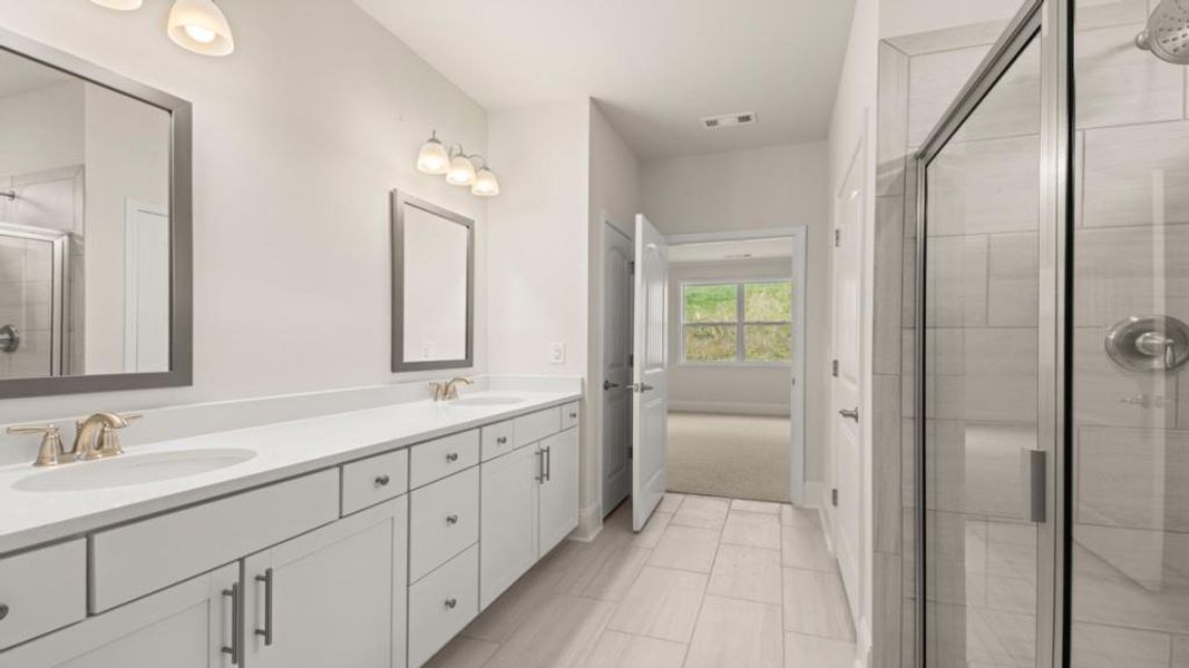 Furnished interior view inside a new home in Hamptons at Riverwood North, Dallas (Image 5).